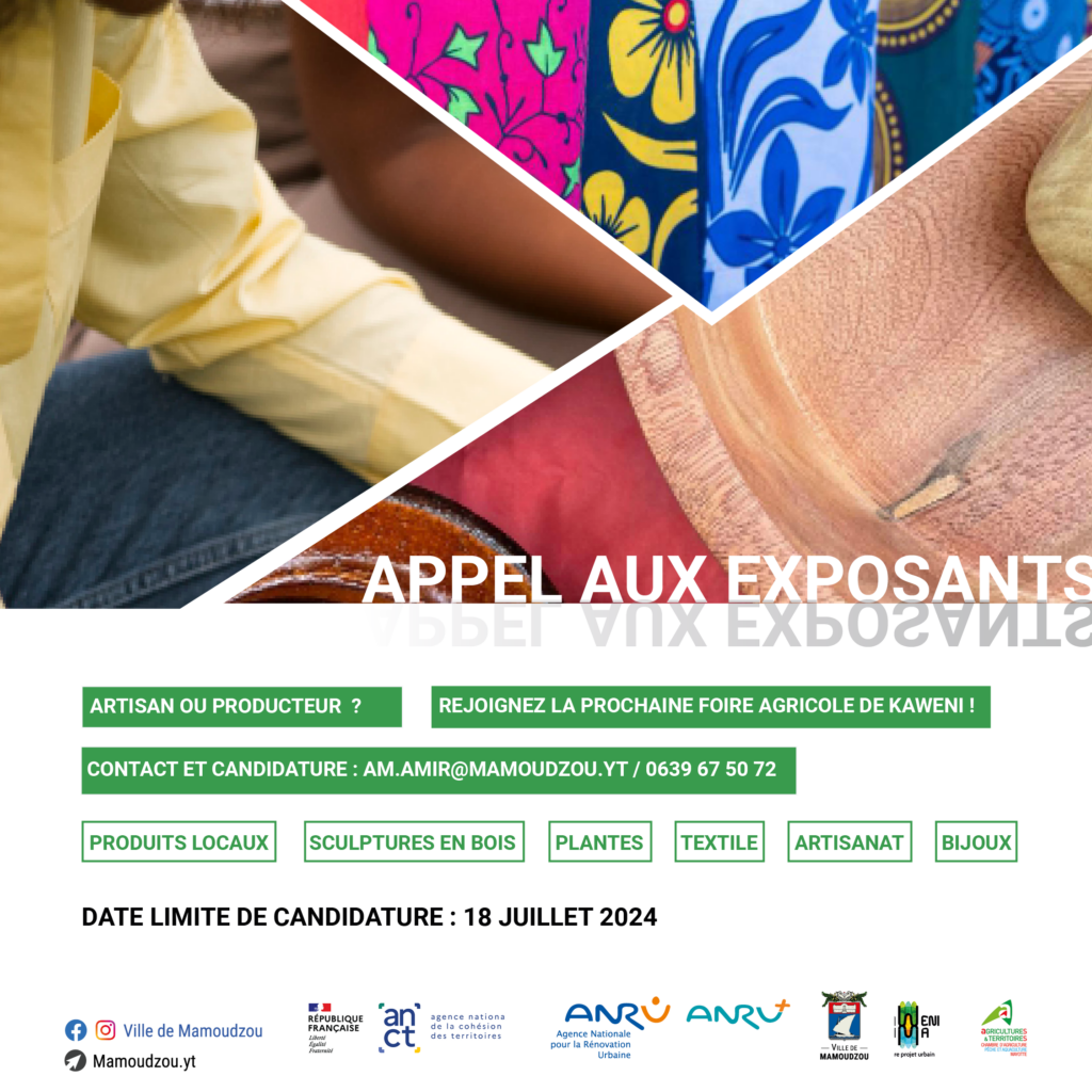 affiche appel aux exposants foire agricole 2024